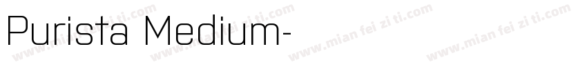 Purista Medium字体转换